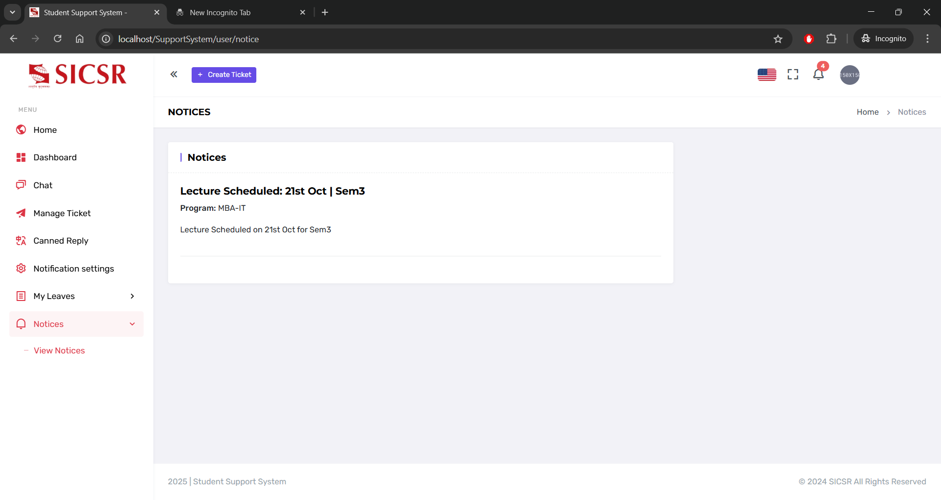 User Management Interface