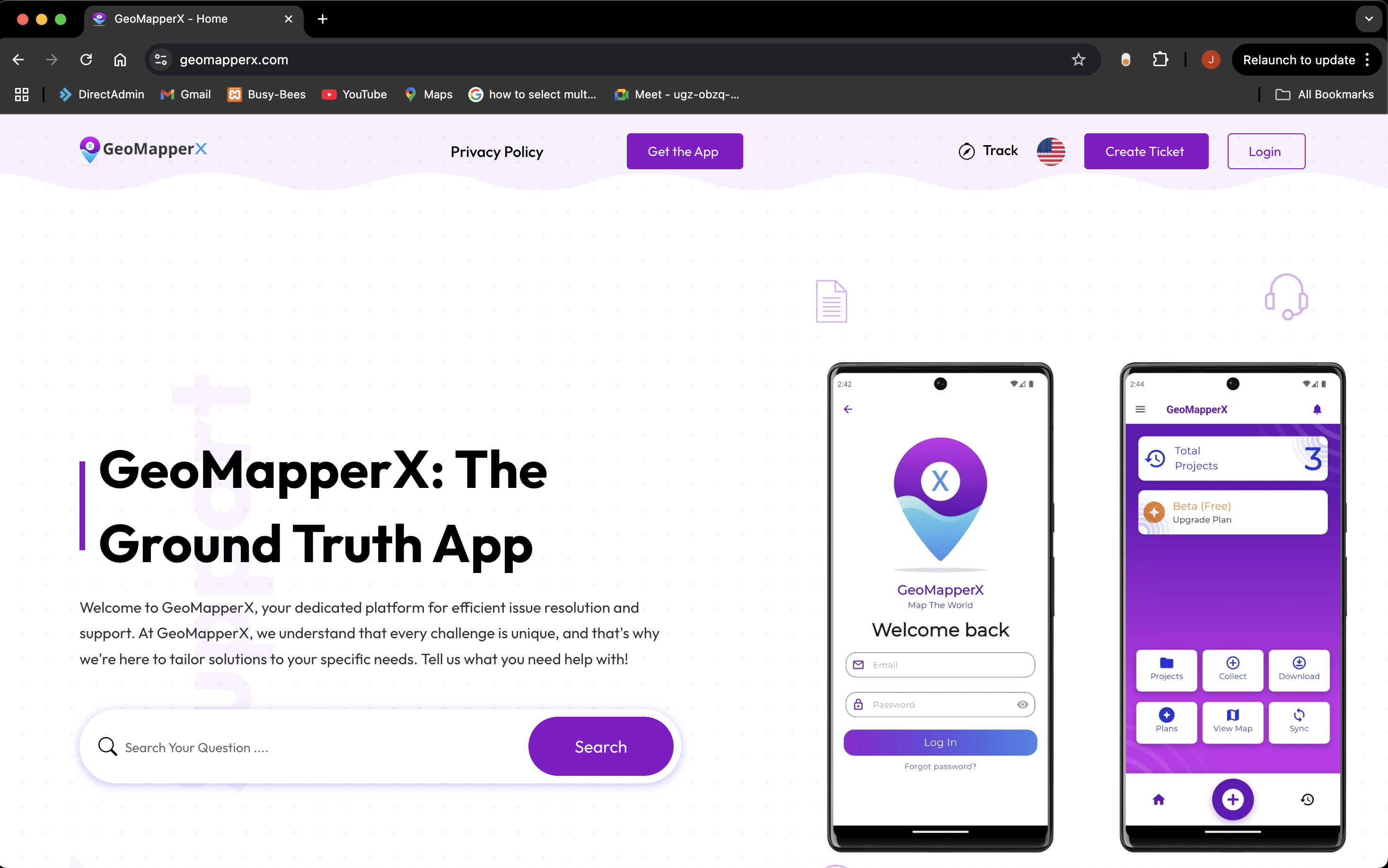 GeoMapperX Web Screenshot 1