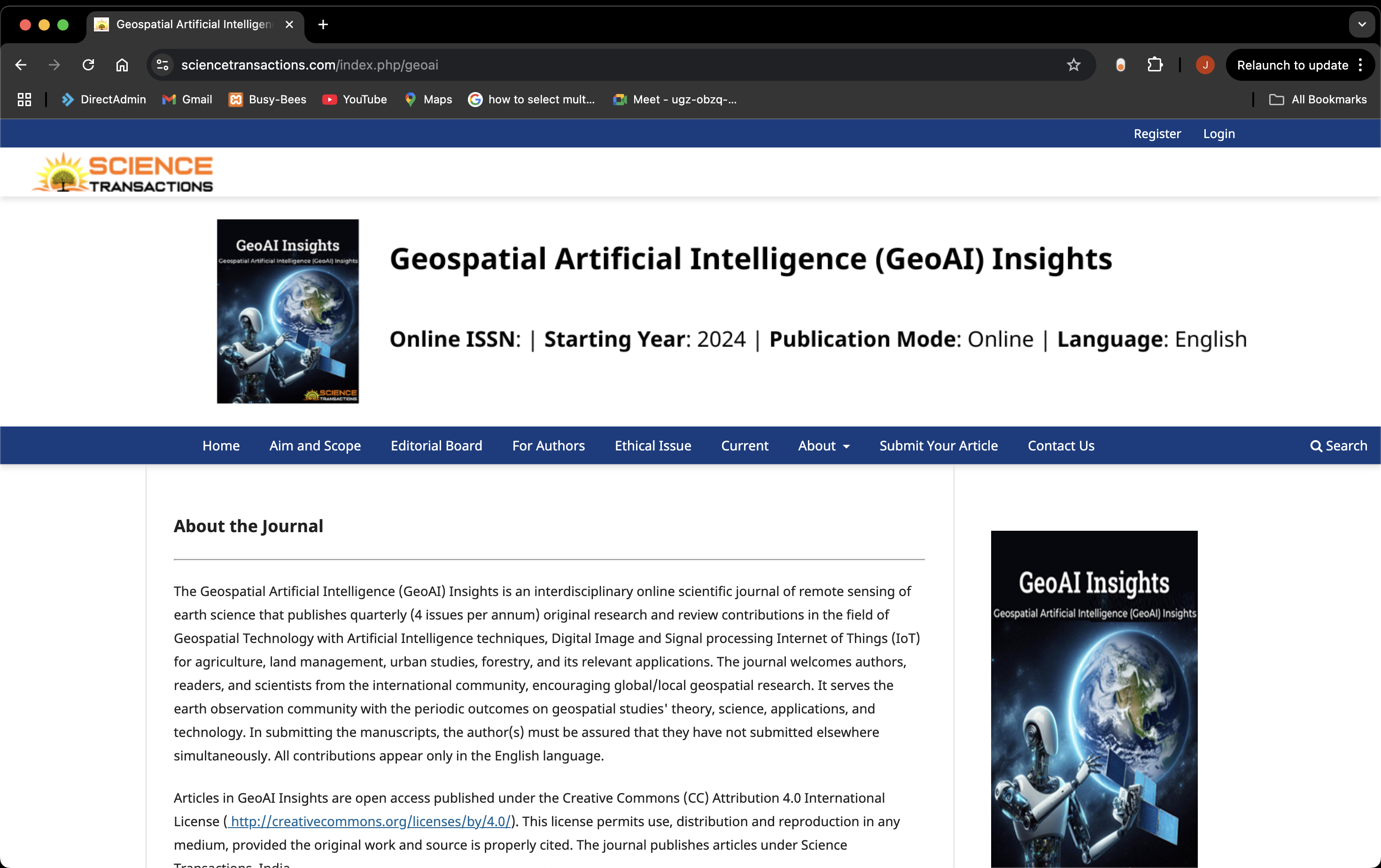 GeoAI Journal